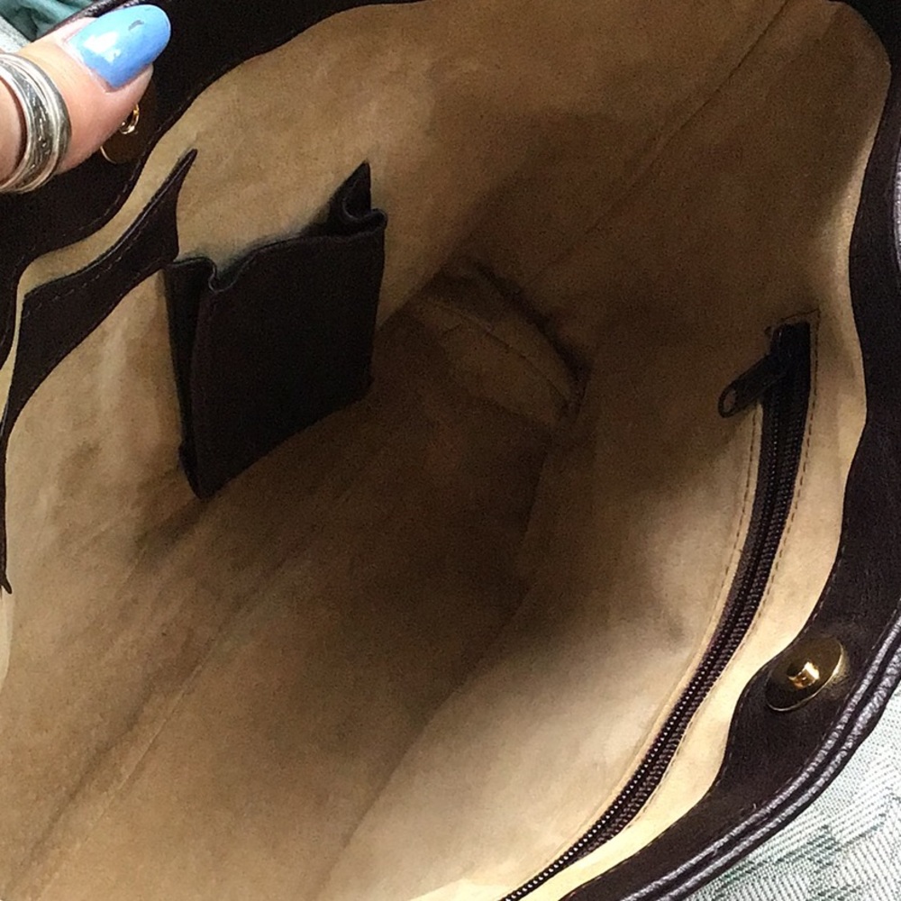Unique Beldam  leather lined hide bag - Picture 6 of 8